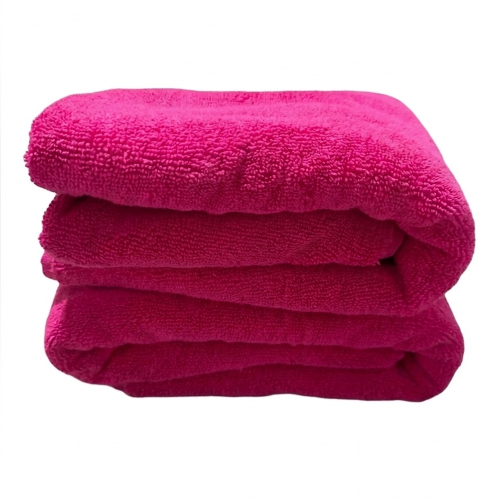 Kate Spade ♠️ Towel Set Cotton Hot Pink NWT - Picture 5 of 8
